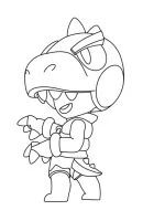 Brawl Stars kleurplaat 14